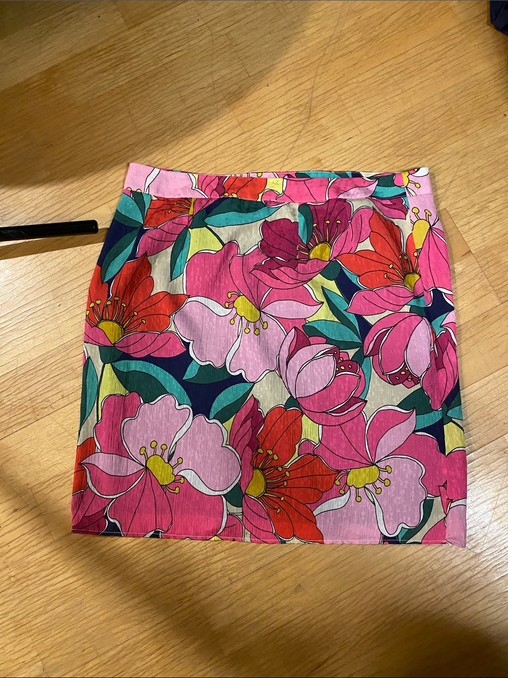 Promod Ruffle Floral Mini Skirt - Picture 4 of 4